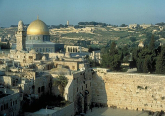 Jerusalem Dome and Wall